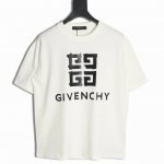 Givenchy 纪梵希 25Ss 4G印花短袖T恤 面料采用定制240G 26支特滑双股精棉平纹高密无尘全棉布料。前幅高密度加厚，走线平整，代工品质，全套定制