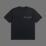 高端品质 Dior 2025Fall 春夏系列 经典Logo短袖T恤 区别普通印花 定织300G32支双纱纯棉面料 宽松版型 男女同款 Size：Xs S M