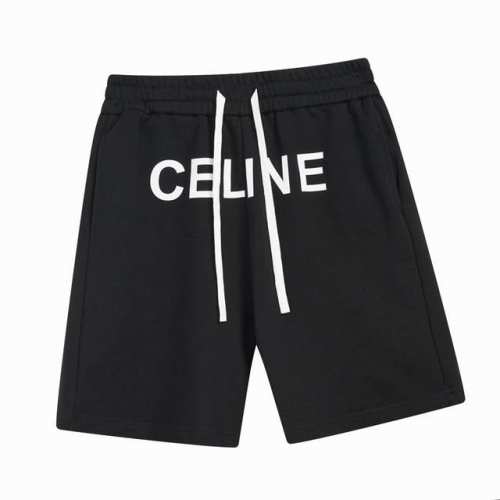 赛琳 Celine 夏季新款 经典字母印花休闲短裤 定织定染320克面料 标识印花短裤 百搭低调 紧实立体 细节版型很足 百搭男女同款 Color：黑色 灰色