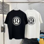 80 25Ss早春Lululemon露露情侣款乐蒙经典系列 - 印花短袖T恤明星穿搭款 280克全棉透气面料-前后经典印花工艺，后背经典Logo设计，时尚百搭，