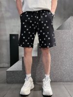lv 25Ss新款太空棉质空气层休闲短裤 五金辅料全部定制 棉质弹力面料 码数M-Xxxl