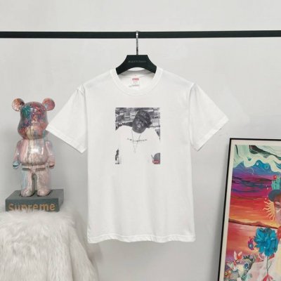 款号:Q01 # supreme Jordan 联名款 圆领休闲短袖美式潮流T恤 男女同款 宽松版型 采用260克精梳棉双纱 从面料到辅料全部三标齐全跟足Zp