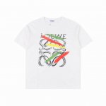 Loewe 罗意威 24Ss 素描Logo短袖T恤 面料采用定制240G 26支特滑双股精棉平纹高密无尘全棉布料。前幅高密度加厚，走线平整，代工品质，全套定制辅