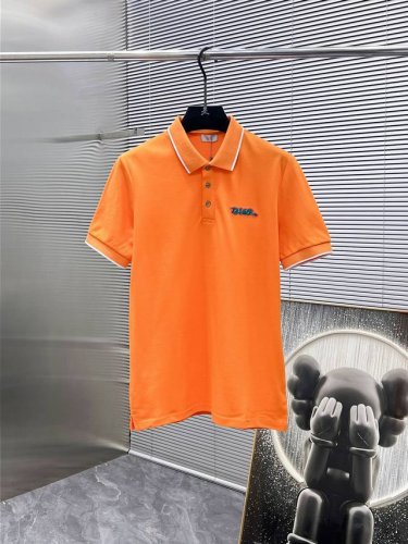 迪奥 Dior 2025Ss夏季新款 翻领短袖T恤 polo衫 高端版本 专柜定制面料 透气舒适度高 细节无可挑剔 品牌元素设计理念 体现高品质 手感细腻柔软