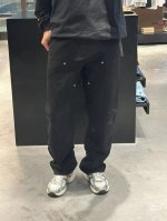 8098 Carhartt Wip 卡哈特工装双膝裤伐木裤Cleanfit工装宽松直筒长裤B01Vibe风 卡哈特Vintage牛仔裤B01非常Cleanfit