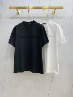 Lv2025新款原单男士休闲打底短袖T恤！高端定制 高版本 时尚百搭爆款宽松版型原版进口420克双股纯棉面料 螺纹袖口.领口衣摆 手感超柔软细腻 穿着亲肤舒适