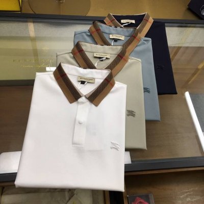 新品 Burber Y 高端polo 2025Ss春夏新品 Go 时尚休闲翻领T恤，甄选优质天丝凉爽面料，无痕切割工艺，胸前密针精致Logo设计标识，客供订织五