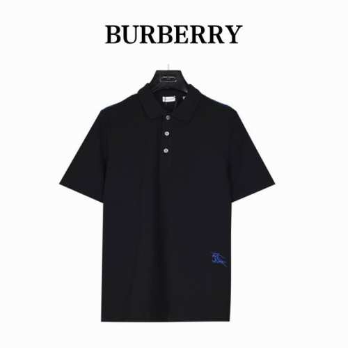 burberry 巴宝莉 侧边线条下摆战马polo短袖 采用100%棉双面珠地面料 拆解纱线分析 订织蜂窝四角网眼胚布 衣领为双系统提花定织扁机制成 有弹性 不