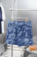 Louis Vuitton路易威登 Lv 2025Ss新款短裤 提花花卉字母刺绣牛仔短裤 轻奢主义 男女日常通勤穿搭必备单品 正确版本 欢迎对比 详细特征 采用