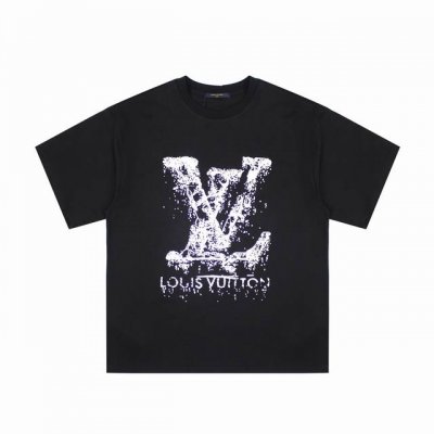 Louis Vuitton 路易威登 24Ss新款涂鸦短袖T恤 原版面料开发，官方专柜同款！ 印花平整，立体感强！手感柔软透气、不易脱落、不开裂、弹力十足！ 螺