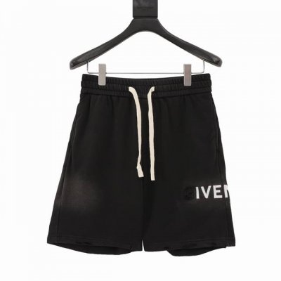 Givenchy 纪梵希 水洗破坏印花短裤 专柜同步原版国内专柜购入，定织420G纱线，坯布水洗手感、布面、垂感达380G，抽绳独立定染 印花为热固油墨丝网印，