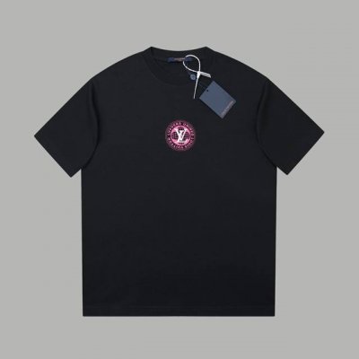 LV 25Ss早春新款 立体硅胶Lv字母短袖 轻奢主义 男女日常通勤穿搭必备单品 正确版本 欢迎对比 详细特征 320克 % 纯棉双纱汗布面料 同缸定染特种加粗