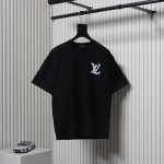 Louis Vuitton 路易威登 Lv 25Ss 涂鸦短袖T恤 面料采用定制240G 26支特滑双股精棉平纹高密无尘全棉布料 前幅高密度加厚 走线平整 代工