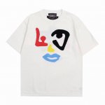 顶级复刻版本 Louis Vuitton 路易威登Lv新款针织提花笑脸人脸短袖T恤 面料: 280G重磅纯棉，随意对比 砖柜同步。第一时间正品开发研制。欢迎对比