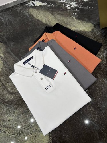 tom25S春夏新款商务休闲翻领短袖Polo，码数M-4Xl