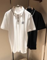 Lo*We 罗*威2025春夏男士翻领短袖Polo衫，贸易公司渠道货，2025春夏最新品，官柜同步售卖，经典明星级单品！Lo*We家的皮具单品在整个时装圈最有极