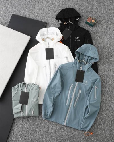 顶级复刻，区别市场通货 25夏季新款 始祖鸟Arc'teryx 阿尔法Sv系列四色户外两侧拉链防晒衣皮肤衣 男女同款 -高端品质无敌！可以有效阳隔99%以上的长