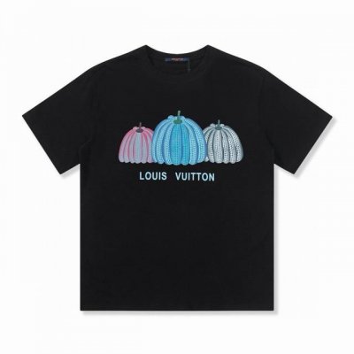 p80#V040 louis Vuitton 路易威登 25Ss Logo图案印花金典短袖T恤 时尚又个性 超级百搭好看的一款 男女同款 人手必备 吊牌 领标