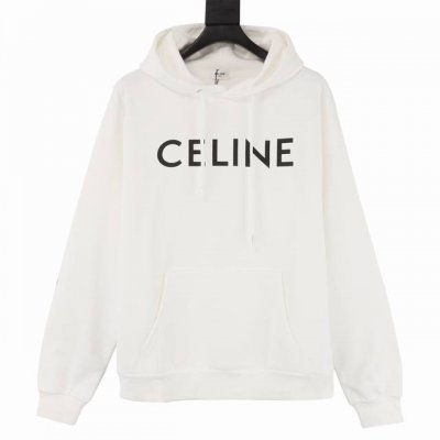 款号Y801 Celine 赛琳 经典胶囊系列连帽卫衣 Ce经典款属于胶囊系列最火 最有气质 最百搭的一个，论设计，它算是卫衣中最常见的基础款 没有花俏的玩法，