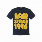Ac家品牌设计师款涂鸦字母1996印花短袖 女款 短款正肩版型 纯棉260G面料 市场独家高品质 款号：Ac03 尺码：S M L 颜色：白色 黑色 藏蓝色