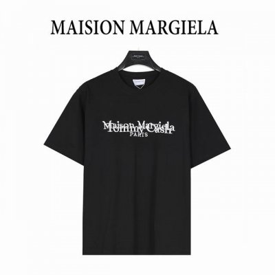 Maisonmargiela 马吉拉 联名Tommycash刺绣Logo圆领短袖T恤 重磅精梳280G纯棉双纱面料 百灵达万针刺绣工艺 刺绣饱满立体 螺纹定织定