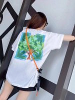 顶级版本 O33# -环保系列Off-White Ow世界环保绿色大树涂鸦短袖T恤 男女同款- 1：1原版开模，Zp开发，完美还原原版，大厂制作，非市面小厂出品