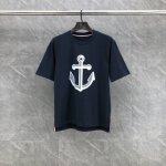 大船锚开衩纯棉短袖 编号Cc 码数：0-5 颜色：白色、灰色、藏青、黑色