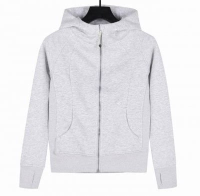 Lululemon 露露乐檬 Scuba 修身款卫衣 产品配色：黑色 烟雾紫 粉末蓝 骨白 花灰 藕粉 设计理念： 这款经典连帽衫透气保暖，触感舒适，适合运动前