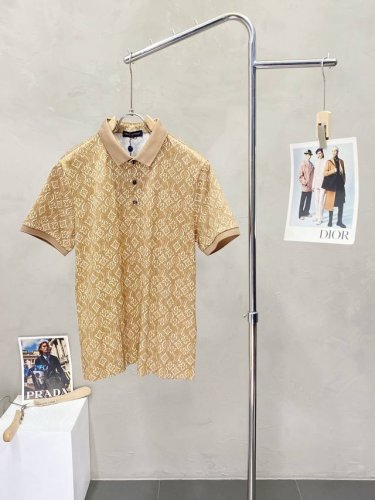 Louis Vuitton路易威登独家专供新款原单男士休闲短袖 高端定制 高端版本 时尚百搭爆款进口面料 手感超柔软细腻 穿着亲肤舒适 高端精品 代工厂p精细做
