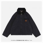 本地自取：390 carhartt/卡哈特 24Fw J97底特律夹克外套-灰黑 采用水洗做旧效果卡哈特以旧为美夹克版型特点肩部款、衣身短，收腰袖子宽且略长，从