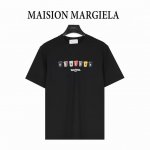 Maisonmargiela 马吉拉 数字咖啡杯印花圆领短袖T恤 重磅精梳260G纯棉双纱面料 3D数码直喷工艺 图案立体清晰 时尚耐看 螺纹定织定染通肩拉条工