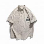 供 kolon 可隆基础款纯色短袖衬衫 每年都出的经典款 超级无敌百搭 面料是120支全棉精梳高密度面料 弹力十足 高支代表棉纱的细度 棉纱的英支支数越高就表示