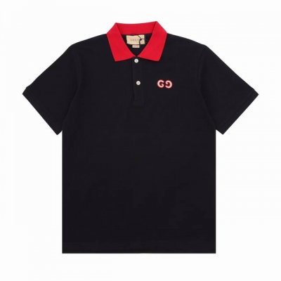 gucci 古驰 双G刺绣Logo翻领polo短袖 size Xs-L