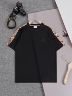 Burberry 甄选260克定制面料 顶级品质 精制绣花Logo 肩贴格子布点缀工艺 男女同款 尺码S M L Xl Xxl 五个码 颜色 黑色 白色