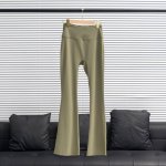 工厂p直供 Lululemon丨露露乐檬阔口喇叭裤 配色：迷香绿 尺码：2 4 6 8 10 12