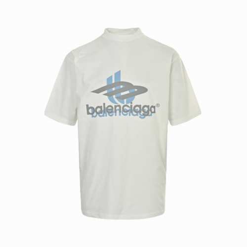 balenciaga 巴黎世家 25Ss 重叠字母Logo印花短袖 Size:Xs-L 印花: 采用进口浆料印刷，成衣普洗，领口不变形，成衣不褪色缩水。 面料: