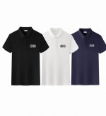 上新款号: M2006 Moncler 蒙口2025新款短袖翻领polo衫 定制：徽章绒标字母Logo 男女同款 采用定制丝光珠地棉面料 面料细腻舒适透气亲肤感