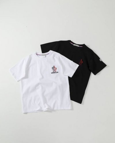 供 高品质1.1 Moncler 蒙口两色红蓝白黑拼色刺绣标情侣款短袖T恤 Moncler蒙口短袖T恤的价格p其实蛮有优势的 去过专柜的应该都知道蒙口的价格p不