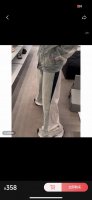 3087# 顶级版本Balenciaga25Ss春夏新款巴黎世家水洗抽绳牛仔面料拼接运动梭织面料.水洗怀旧溜须.手感柔软.宽松版本.百搭套装.牛仔拼接梭织.男女