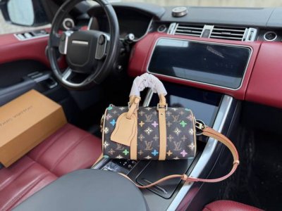 高端货 新款 Louis Vuitton Lv单肩包 路易威登邮差包 M24849 Louis Vuitton X Tyler 联名款 Keepall 25 时