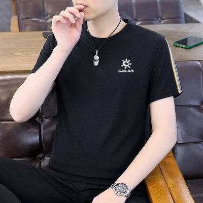 供 Descente 迪桑特 综训系列 休闲圆领短袖T恤 -面料采用260G纯棉面料，达到透而不露的黄金平衡点，完美规避透视尴尬，成衣尺寸稳定，多次机洗仍能保持