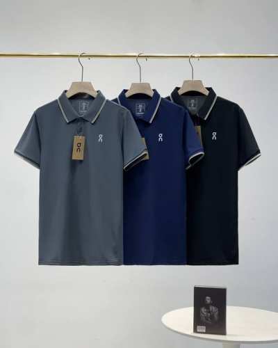 On昂跑2025夏新款轻奢香氛凉感男士商务polo衫速干冰丝polo上衣！冰凉触感，手搓自带香味，黑科技性能满满！渠道货源！纯正尾单 青岛代工厂p尾单，走广东柜