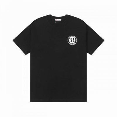 Lululemon 露露25Ss标识圆领短袖T桖 280G 26支定制定染双纱棉，男女同款，三标齐全。Os 版型 宽松有型且区别低版本瘦长版型上身拉胯 男女同款