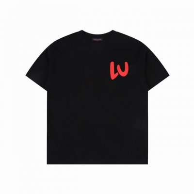 Louis Vuitton 路易威登 25Ss 彩虹Logo立体发泡印花短袖T恤 购入原版开模打造，全套定制辅料，所有细节完美还原 定织定染260G纯棉双纱紧密