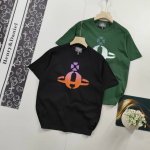 尺码Xs-L爆款推荐 Vivienne West Wood西太后薇薇安土星渐变印花短袖T恤 2025年顶流爆款 无需多言 独家款式请勿抄袭 抄袭必究~ 25年的
