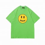 801Drew House笑脸T 22色 定织定染32支230克双纱棉面料 进口胶浆印花，领口纯棉螺纹定制，不易变形，可区别市场版本，开模定制新款吊牌 水洗标