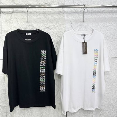 顶级原版复刻 Dior迪奥 Logo字母印花纯色宽松休闲圆领 Ss24T恤 情侣款 想要在休闲时光也能展现出独特的时尚品味 Dior迪奥这款T恤 绝对是你的不二