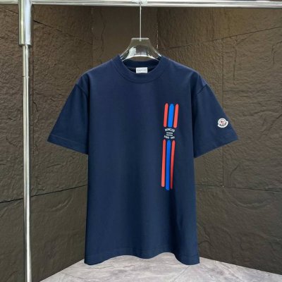 款号：M1030 Moncler 蒙口 官网同款印花图案 双纱纯棉短袖 经典马赛克Logo - 260G双纱纯棉顶级面料 手感柔软 百分百纯棉独家出货 定染硫化