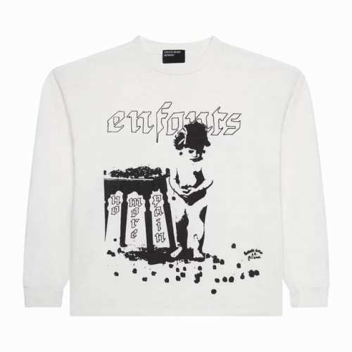 Er09 Erd纯棉长袖T 颜色:白色 码数:S-Xl