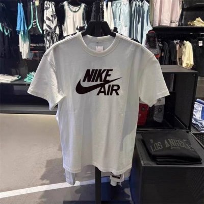 nike耐克 Air高品质纯棉直筒T恤短袖情侣款 color: 白色 Size: M-Xl m 肩宽50 胸围112 衣长 Cm l 肩宽51 胸围116 衣长